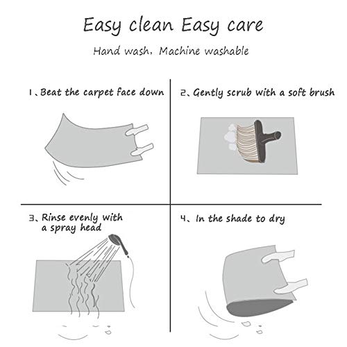 YANGJUN Alfombra Pasillo Colores Brillantes Colorido No Es Fácil Esconder El Polvo Cuidado Fácil Antideslizante Canal Sala De Estar Dormitorio Cuarto De Los Niños Jardín Personalizable Puede Cortar