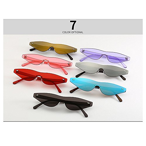 Yangxuelian Gafas de Sol polarizadas Gafas de Sol súper pequeñas de Media Luna de los años 90 Gafas de Sol pequeñas y con Estilo, pequeñas y clásicas Gafas de Sol Deportivas polarizadas para Hombres