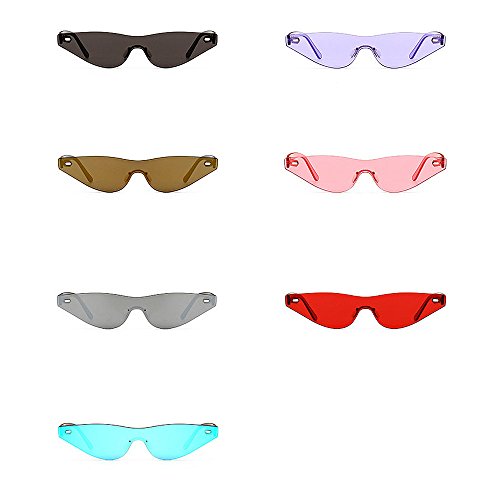 Yangxuelian Gafas de Sol polarizadas Gafas de Sol súper pequeñas de Media Luna de los años 90 Gafas de Sol pequeñas y con Estilo, pequeñas y clásicas Gafas de Sol Deportivas polarizadas para Hombres