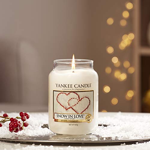 Yankee Candle Vela en Frasco, Blanco, Grande