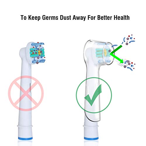 YANSHON 7pcs Porta Cepillo de Dientes, Fundas para Cabez Eléctricos para Oral-B, Portacepillos de Dientes, Soporte Cabezales Eléctricos para Oral b, Fundas para Cabezales de Cepillo de Dientes