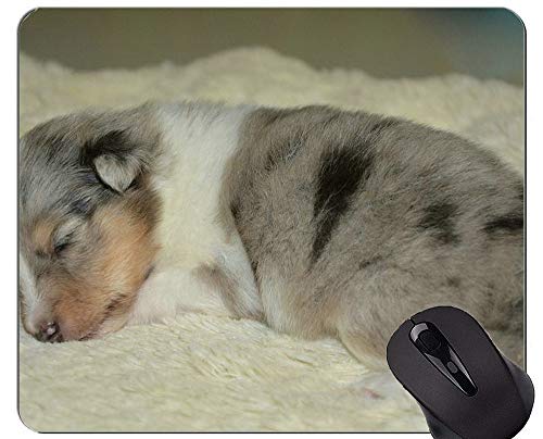 Yanteng Imprimir con Alfombrilla de ratón de Pastor alemán, Alfombrilla de Goma de Cachorro