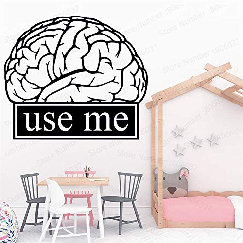 yaonuli Etiqueta de la Pared del Cerebro Aula Trabajo educación Signo Ciencia Pegatina Aprendizaje decoración Escuela mural50X42cm