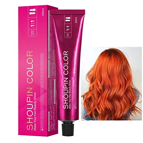 Ybzx Champú para teñir el Cabello, champú para teñir el Cabello 3 en 1, acondicionador depositante de Color Profesional, Cera colorante para Fiestas, Cosplay, Halloween