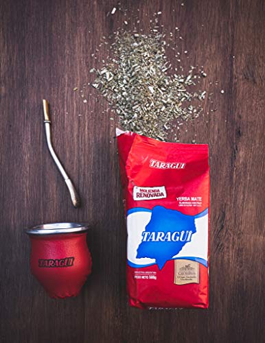 Yerba Mate (Hierba Mate) con palo Taragüi Original 1 kg. Bebida energética con excelentes propiedades nutricionales. Paquete de 1 kilo.