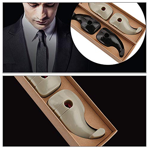 YFSEOS Gancho de Respaldo Para Asiento de Automóvil Creativo Oculto Multifuncional, Gancho de Almacenamiento de Reposacabezas Giratorio de 360 ​​Grados Para Diseño de Cerradura (negro)