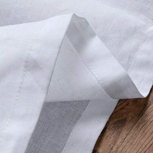 YGbuy-Moda Casual De Mujer Color SóLido con Cuello En V De Manga Larga Vestido De Camisa De AlgodóN con Bolsillo De LíNea SeñOras CóModa Camisa De Oficina Sudadera Deportiva Al Aire Libre