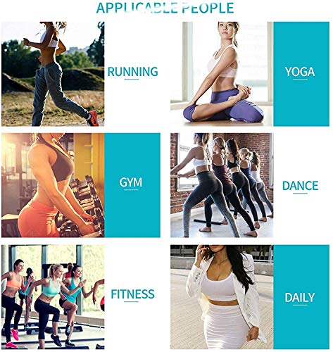 YIANNA Sujetador Deportivo para Mujer Espalda Sujetadores Deportivos Deporte con Relleno Gimnasio Yoga Fitness Ejercicio Rojo, 147 - Size S