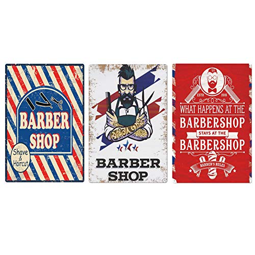 Yipianyun Pared De Metal Cartel Letrero De Chapa Nostalgico Profesional Peluquería,Placa Colgante, Chapa Decorativas Metálicas Decoración Pared Genius,Decoración De La Pared,Negro
