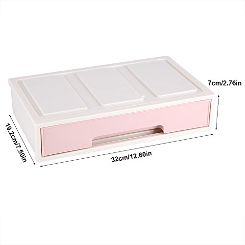 Yissone - Cajón de escritorio organizador de colores para escritorio, joyas, armario de maquillaje, caja de almacenamiento para el hogar, tipo 1