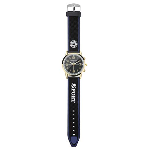Yivise Relojes Deportivos para Hombre al Aire Libre Correa de Silicona Dial de Escala de precisión Reloj de Pulsera de Moda(A)