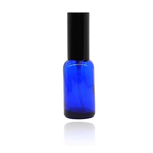 Yizhao Azul Pulverizador Cristal 30ml, Glass Spray Bottles con [Atomizador],para Aceites Esenciales, Mezclas de Aromaterapia, Perfumes, Masajes, Líquidos Químicos, Farmacéutico– 12Pcs