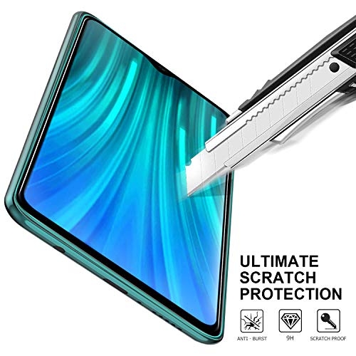 Yocktec Cristal Templado para Xiaomi Redmi Note 8 Pro, [Dureza 9H] [Cobertura Completa] [HD Clear] Vidrio Templado Protector Pantalla para Smartphone Xiaomi Redmi Note 8 Pro (2 Paquetes)