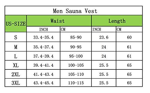 Yokald Faja Reductora Adelgazante Hombre Neopreno Camiseta Reductora Compresión de Sauna Chaleco para Desarrollo Muscular Pérdida de Peso con Quema Grasa Deportivo (Negro, 2XL)