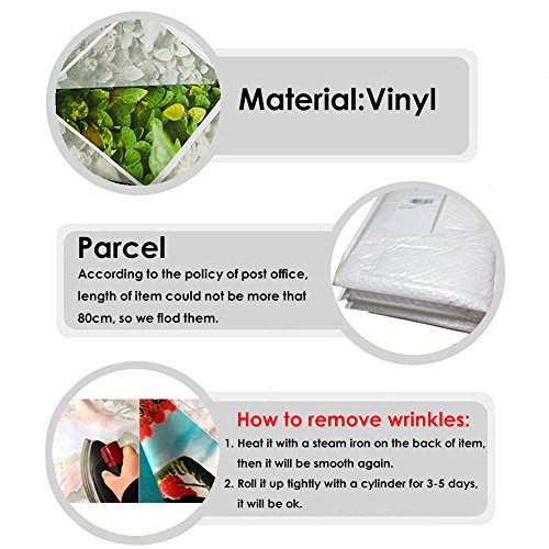 YongFoto 3x2m Fondo de Vinilo para fotografía diseño de árboles Verdes con Luces Blancas y brumas para fotografía Retrato Fotos decoración vídeo Estudio fotográfico Fondo de Cabina de Fotos