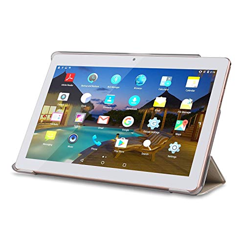 YOTOPT Funda para Tablet 10.1 / Solo 4G + 64G（K107），Oro