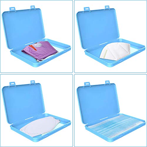 YQHbe Caja de Almacenamiento de M-á-scara Desechables, Bolsa PortáTil de Almacenamiento de M@Scarillas,Cubierta del Caso de La Cara ProteccióN Funda Organizador de Almacenaje PP