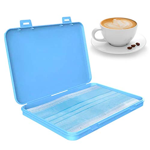YQHbe Caja de Almacenamiento de M-á-scara Desechables, Bolsa PortáTil de Almacenamiento de M@Scarillas,Cubierta del Caso de La Cara ProteccióN Funda Organizador de Almacenaje PP