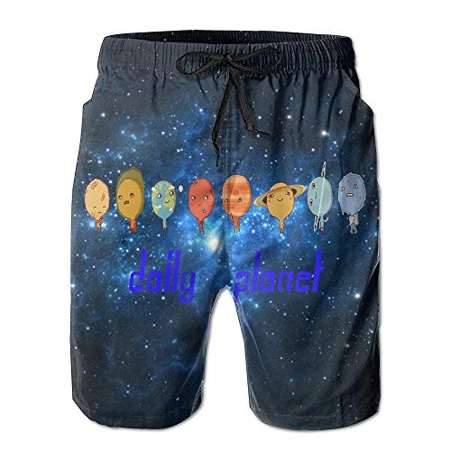 Ytavv Men's Daily Planet Beach Shorts Comfortable Boardshort/XL