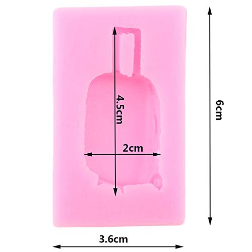 YTYASO 3D Maleta De Equipaje De Viaje Trolley Case Moldes De Silicona   Molde DIY Herramientas De Decoración De Pasteles Moldes De    Chocolate Dulces