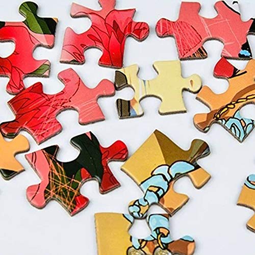 YuAn Rompecabezas De Madera De 1000 Piezas,Pájaro Colorido En La Rama, Adultos Niños Juegos De Puzzle Desafío del Cerebro,Familyfriends Interactivo Ocio Buenos Regalos De Cumpleaños,200Ps
