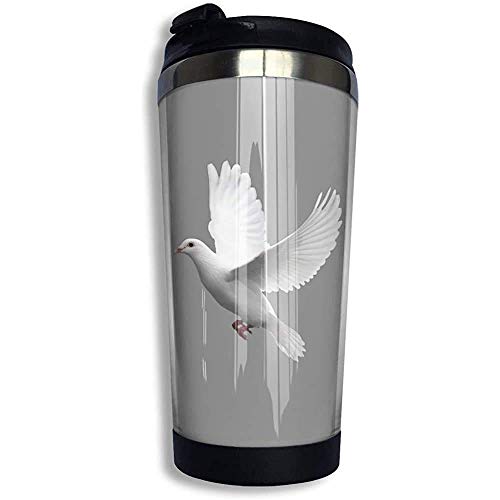 Yuanmeiju Taza de viaje de café taza de vaso de coche de árbol de coco taza de té helado o botella de agua taza térmica aislada de acero inoxidable