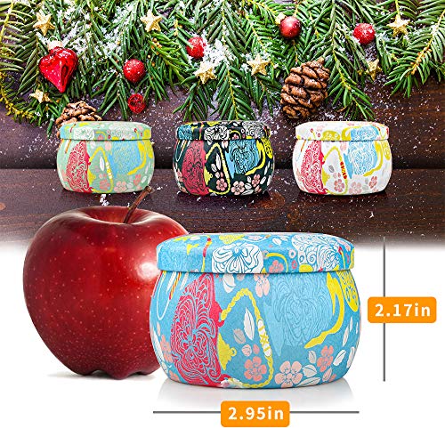 YUE GANG Velas Aromaticas 25-30 Horas de Tiempo de Combustión Vela Perfumadas de Regalo para Cumpleaños, Aniversario, Aliviar el Estrés, y Uso Diario, Regalos Mujer de 4 Pack