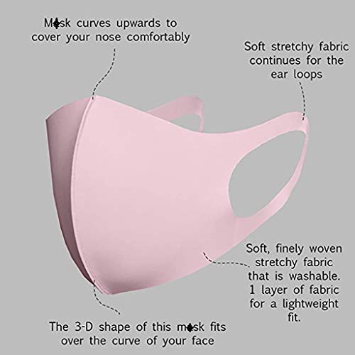 Yue668 ???? 3/4/5/10pc Escudo Facial Ciclismo, Escudos Protectores Faciales, Babero Facial para Adultos con Teñido Anudado, Bufanda De Seda Hielo Tejida De Algodón Reutilizable Pantalla Facial