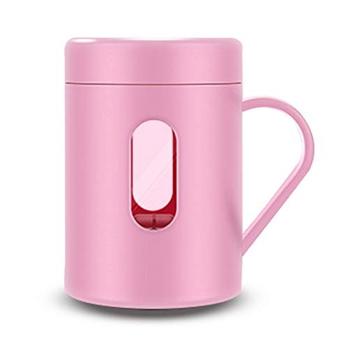 YUELANG - Taza de agitación automática para café, té y chocolate caliente Mi (rosa)