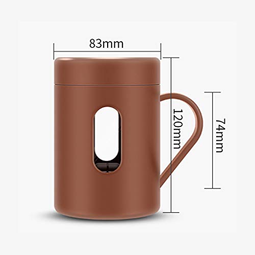 YUELANG - Taza de agitación automática para café, té y chocolate caliente Mi (rosa)