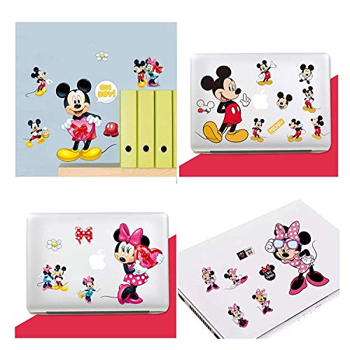 YUESEN Pegatinas Infantiles Pared Minnie Pegatinas Decorativas Pared mickey Mouse Stickers Pared Mickey Dormitorio Calcomanias para dormitorio de bebé y niños