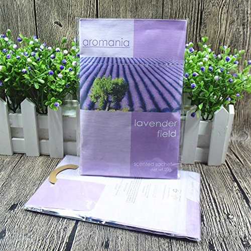 YUMSUM Bolsitas perfumadas Bolsas Fragantes para cajones Armarios Armario Baño Baños, 25gX8 Pack (Lavanda)