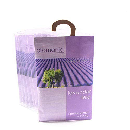 YUMSUM Bolsitas perfumadas Bolsas Fragantes para cajones Armarios Armario Baño Baños, 25gX8 Pack (Lavanda)