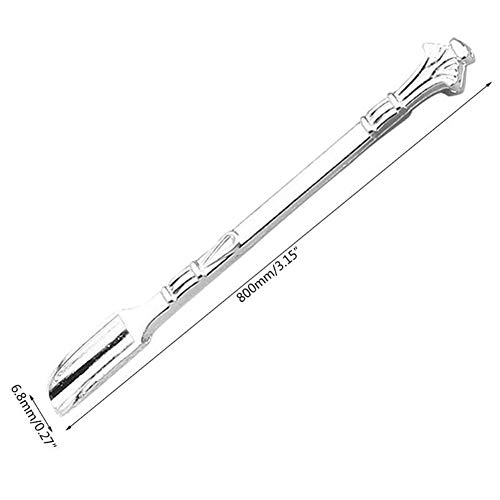 YUNGYE Mini Cuchara De Metal Medicina Uso De La Botella Sniffer Snorter Snuff Powder Tabaco Micro-Tuning Pala Accesorios para Fumar 8cmx0.68cm