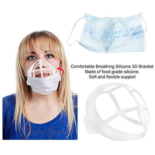 Yunt-11 [ 10 pcs ] Soporte Facial de Silicona 3D Marco de Soporte Interno para un Uso cómodo al Crear más Espacio para Respirar Accesorios Ideales para el Soporte de Ahorro de Maquillaje