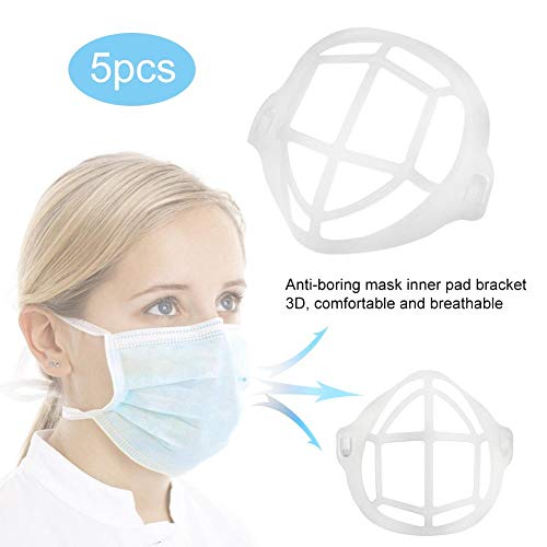 Yunt-11 [ 10 pcs ] Soporte Facial de Silicona 3D Marco de Soporte Interno para un Uso cómodo al Crear más Espacio para Respirar Accesorios Ideales para el Soporte de Ahorro de Maquillaje