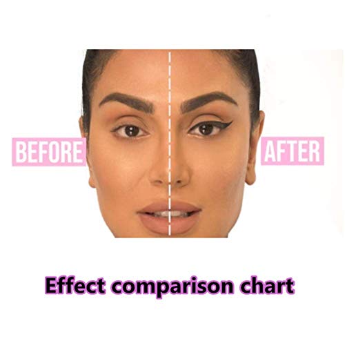 YUYON 1 Delineador De Ojos Negro con Sello De Doble Cabeza 2 En 1, Adecuado para Decoración De Ojos,Small