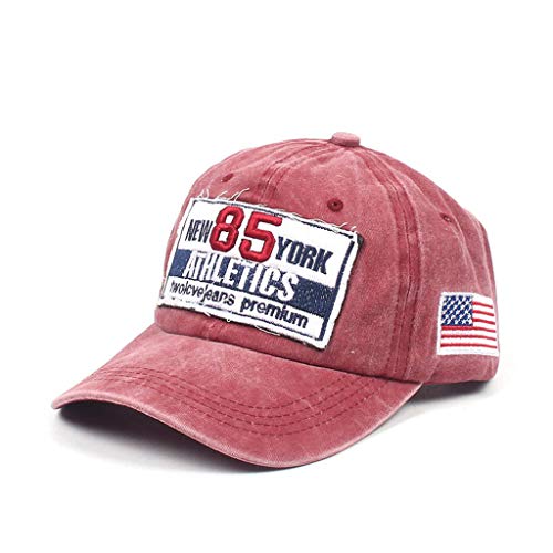 Yvelands Unisex Hombres Mujeres Liquidación Moda Béisbol Ajustable Deporte Snapback Gorra Hip-Hop Sombrero (Café,Un tamaño)