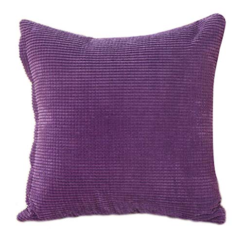 YWLINK 1PC 45cmX45cm/17.72"X17.72" Funda De CojíN De AlgodóN De Pana con CojíN Decorativo Funda De Almohada para El Hogar Sofá CafeteríA Biblioteca LibreríA Tienda Club De Fiestas