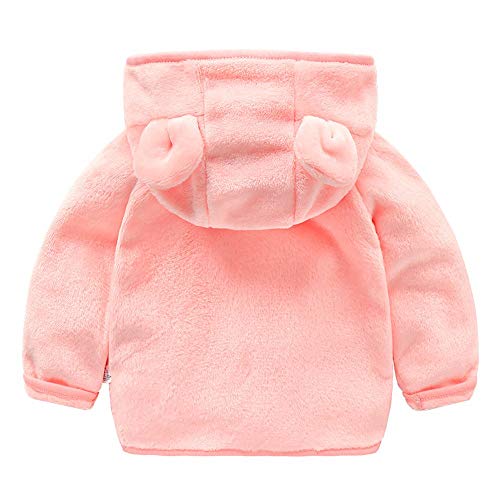 YWLINK NiñOs Unisex Chaquetas De Plumas Ligero con Capucha Sudadera-Animados-Chaqueta-Invierno Mullidita Y Abrigada Calentita Suave CóModo Orejas De Conejo Grueso Chaqueta