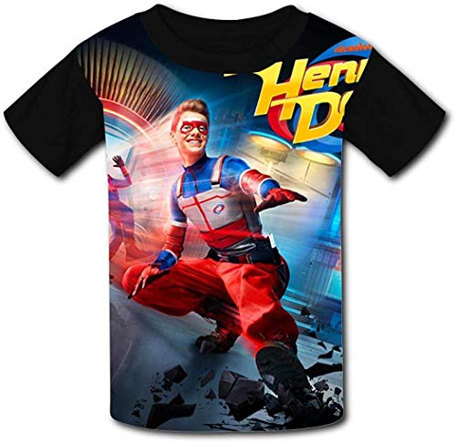 YYdg Niños Niños Niñas Camiseta He-nRY da-NG-eR Niños Niñas Camiseta Gráfica Manga Corta Blusa Top Blusa