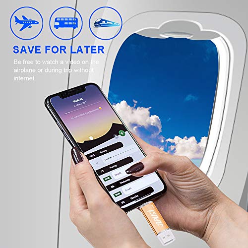 YZPUSI 64gb Memoria USB, 2 en 1 USB 2.0 Doble Transforma Pendrive para PC y Android con OTG Micro USB, Memoria USB Compatible con Smartphones y Tableta Memory Externa