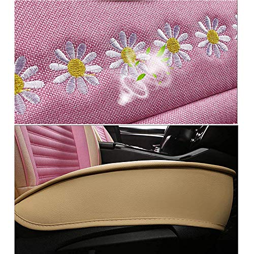 YZU Fundas de Asiento de automóvil Delanteras y traseras para Sylphy Tiida Qashqai almera Leaf navara Pathfinder Patrol y60 y61 Productos para automóviles Pegatinas Interiores,Azul