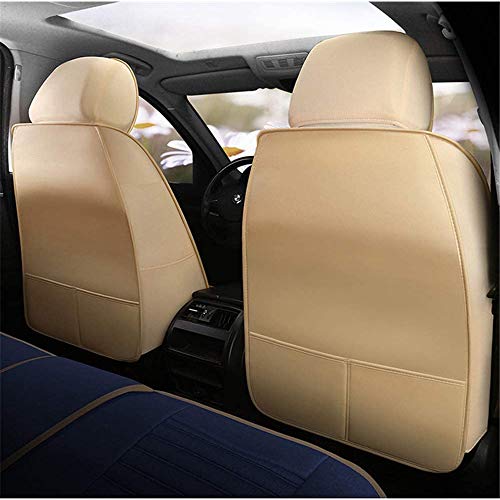 YZU Fundas de Asiento de automóvil Delanteras y traseras para Sylphy Tiida Qashqai almera Leaf navara Pathfinder Patrol y60 y61 Productos para automóviles Pegatinas Interiores,Azul