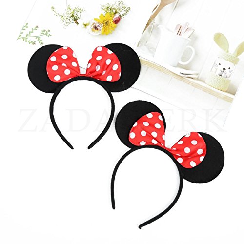 ZADAWERK® - Diadema - Mini Mouse - rojo - tipo02