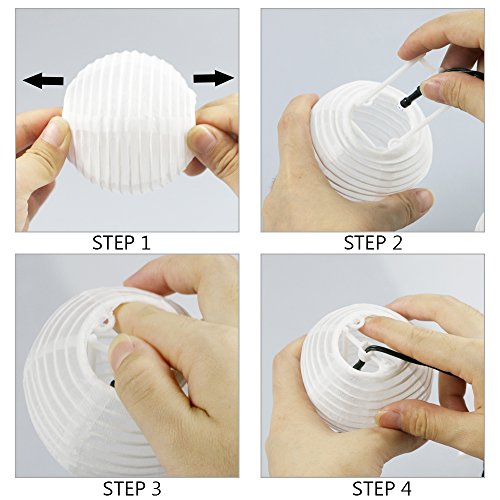 Zaeel Cadena de luces de hadas solares 30 luces de hadas blancas cálidas del LED, 6m Linternas de iluminación solares impermeables de la decoración para la fiesta, jardín, patio y yarda