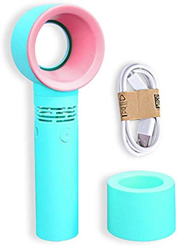 zaizai Secador de Pelo sin Hojas Hueco Dormitorio de la batería Tipo de Estrella Estrella Vibrante con el Mismo párrafo USB Recargable