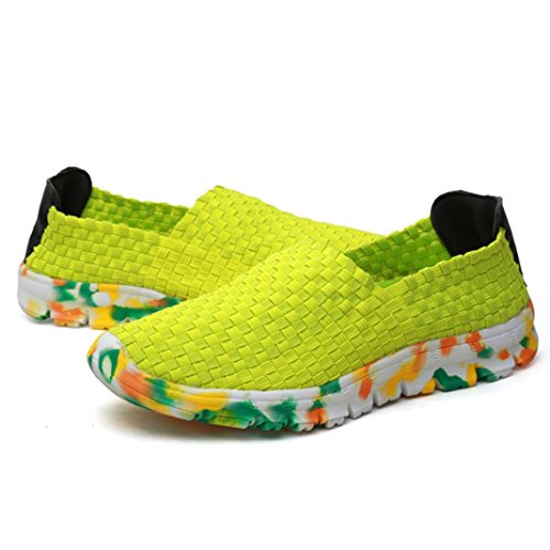 Zapatillas de Deporte para Mujer Otoño 2018 PAOLIAN Zapatos de Plano Dama Casual Cómodo Deportivo Moda Señora Senderismo Calzado de Trabajo Elástico Paño Aire Libre y Deporte