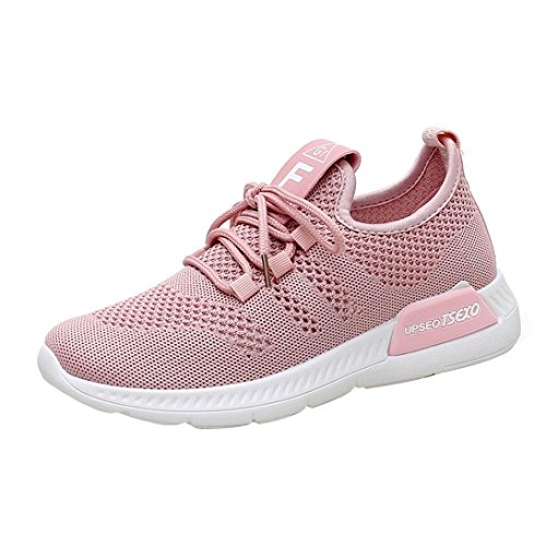 Zapatillas de Deporte para Mujer Otoño Invierno PAOLIAN Calzado de Dama Moda Zapatos de Escolares Cordones Breathable Senderismo Negras Running Aire Libre y Deporte de Exterior Grandes