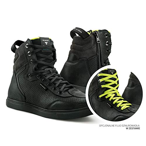 Zapatillas de Moto Impermeables SHIMA Rebel WP, Estilo Urbano, para Hombre, Color Negro